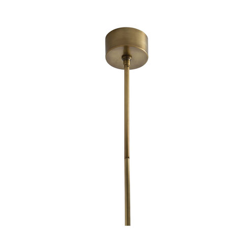 Karrington 12 Light 37 inch Antique Brass Chandelier Ceiling Light