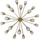 Loryn 20 Light 52 inch Antique Brass Chandelier Ceiling Light