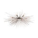 Roxanne 8 Light 35 inch Polished Nickel Flush Mount Ceiling Light