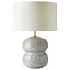 Egret 150 watt Platinum Crackle Table Lamp Portable Light