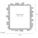 Hewitt 53 X 44.5 inch Black Cherry Mirror
