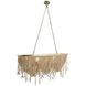 Baja 52 X 45.5 inch Natural Linear Chandelier Ceiling Light