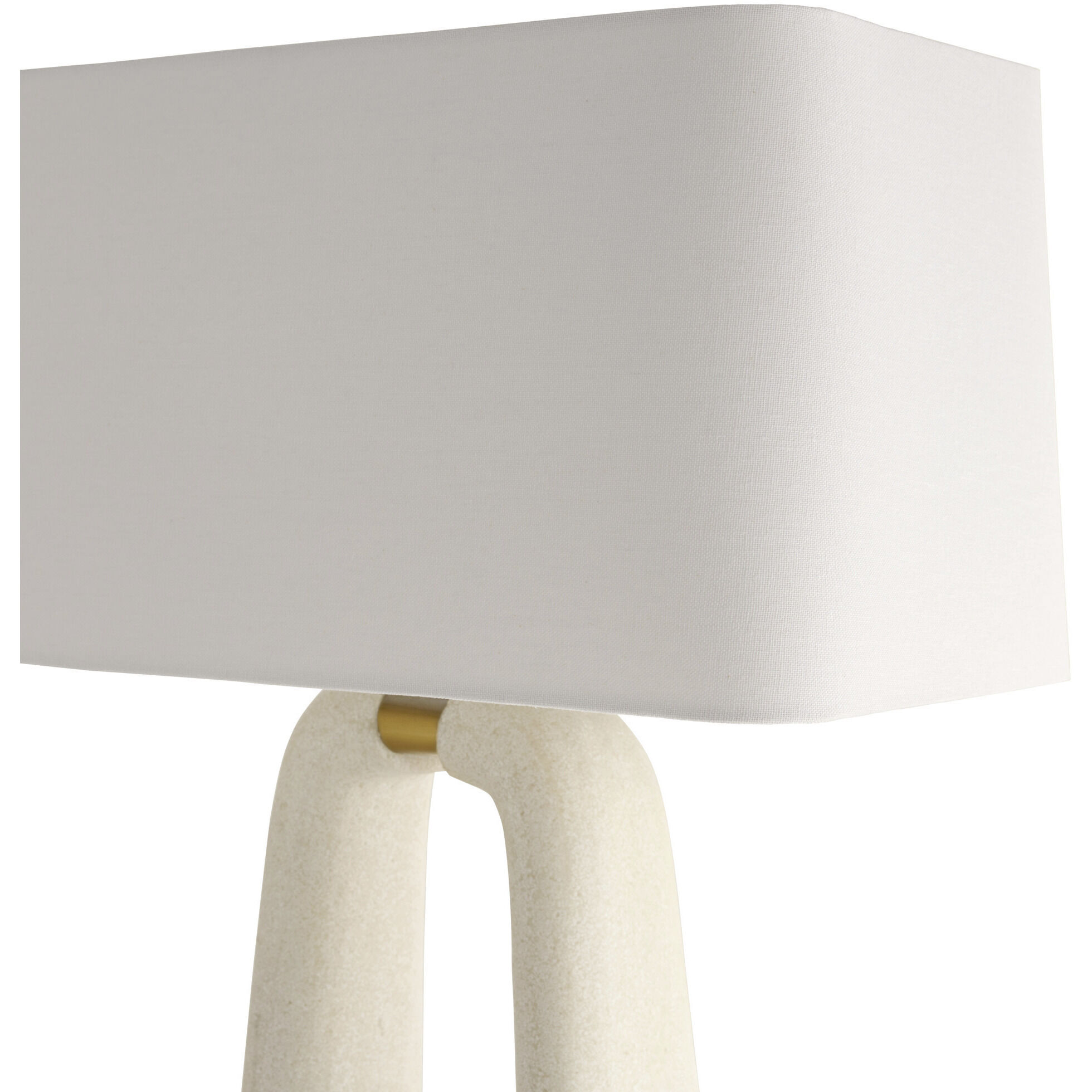 Gianni 29.5 inch 150.00 watt Ivory and Antique Brass Table Lamp Portable Light