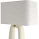 Gianni 29.5 inch 150.00 watt Ivory and Antique Brass Table Lamp Portable Light