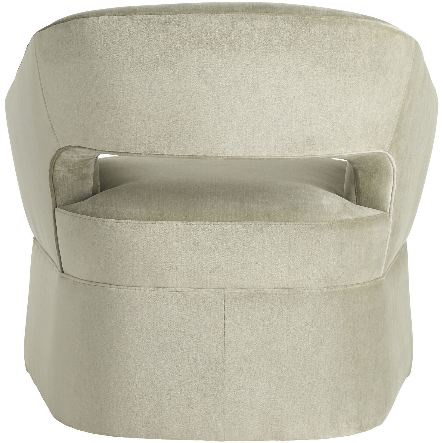 Lana Sage and Blackened Iron Lounge Chair