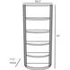 Rosario Ebony Bookshelf
