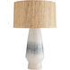 Howlan 31 inch 150.00 watt Blue Heather Table Lamp Portable Light