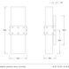 Ardena 2 Light 6 inch Ivory and Blackened Iron Wall Sconce Wall Light
