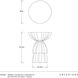 Nereo 16 inch Tuscan Outdoor Accent Table