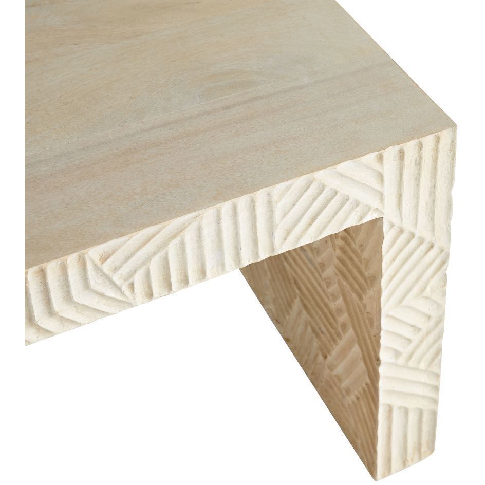 Marsh Whitewash Bench/Cocktail Table