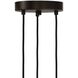 Aleena 3 Light 6.5 inch English Bronze Multi-Port Pendant Ceiling Light