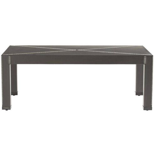 Hidalgo 52 X 19.5 inch Dim Gray and Blackened Bronze Cocktail Table