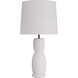 Werlow 28 inch 150.00 watt Ivory Table Lamp Portable Light