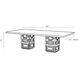 Vargueno 84 X 31 inch Burnt Dining Table