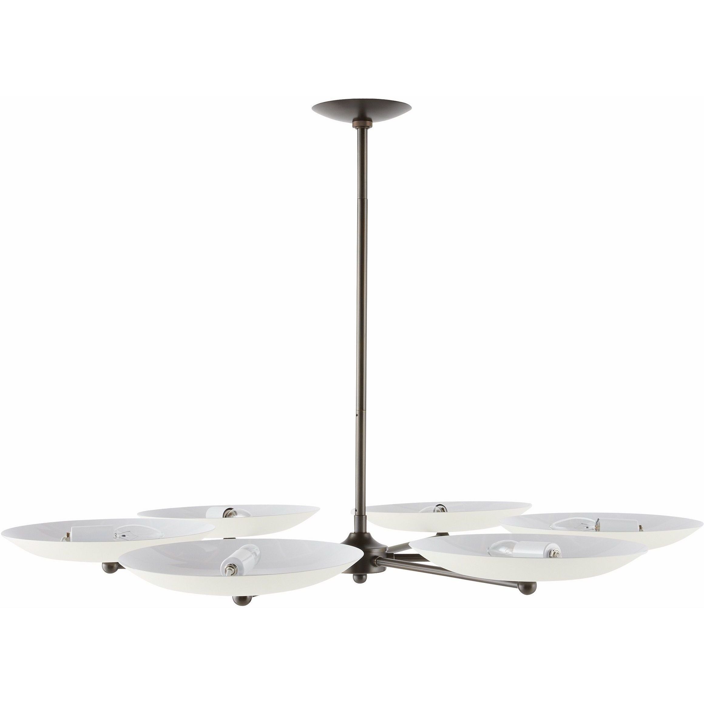 Griffith 6 Light 40 inch Bone Chandelier Ceiling Light