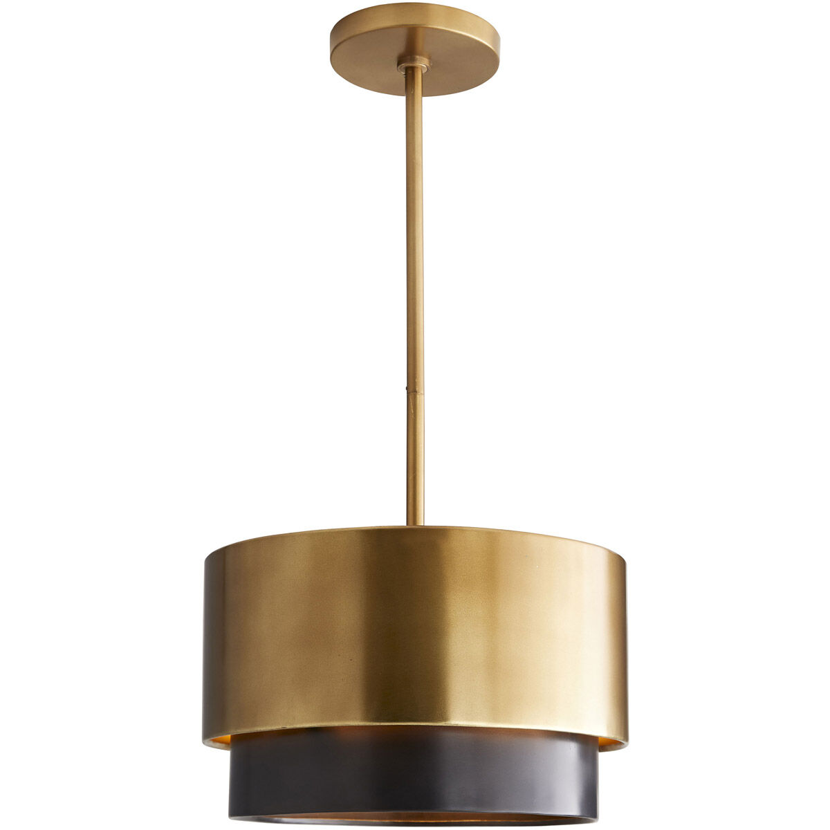 Nolan 3 Light 14 inch Antique Brass Mini Pendant Ceiling Light