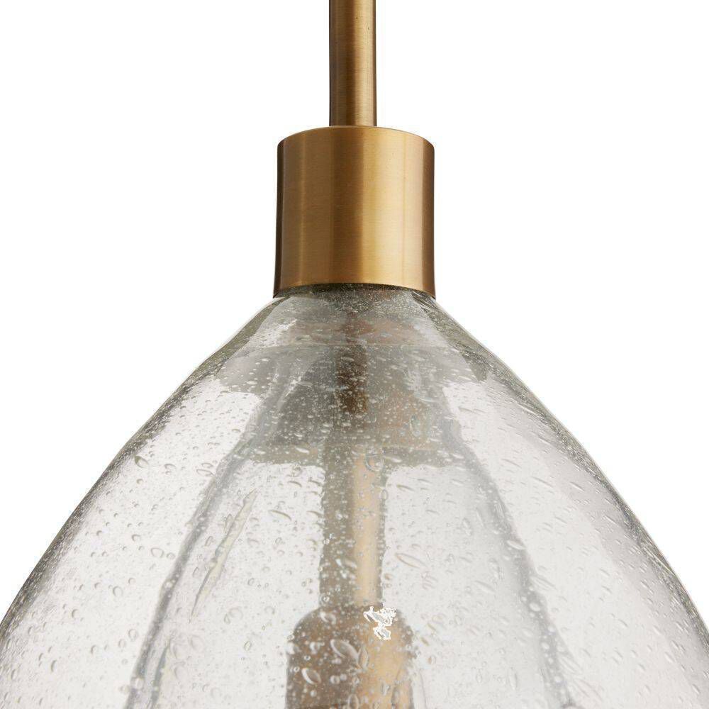 Hilary 1 Light 11 inch Vintage Brass Pendant Ceiling Light