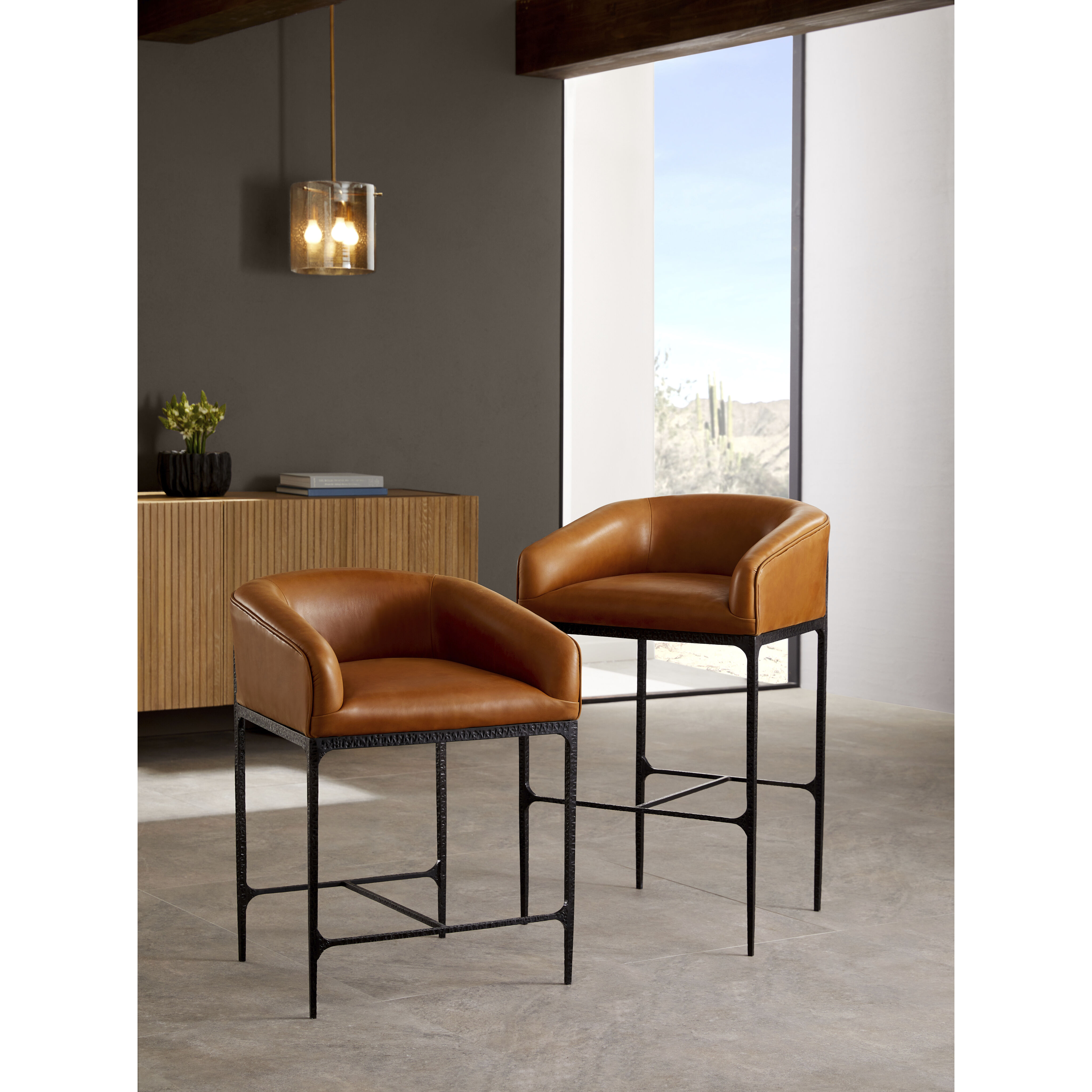 Osbourne 33.5 inch Russet Counter Stool