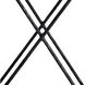 Nakoa 34 inch Black Bar Cart
