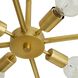 Sinclair 4 Light 28 inch Antique Brass Chandelier Ceiling Light
