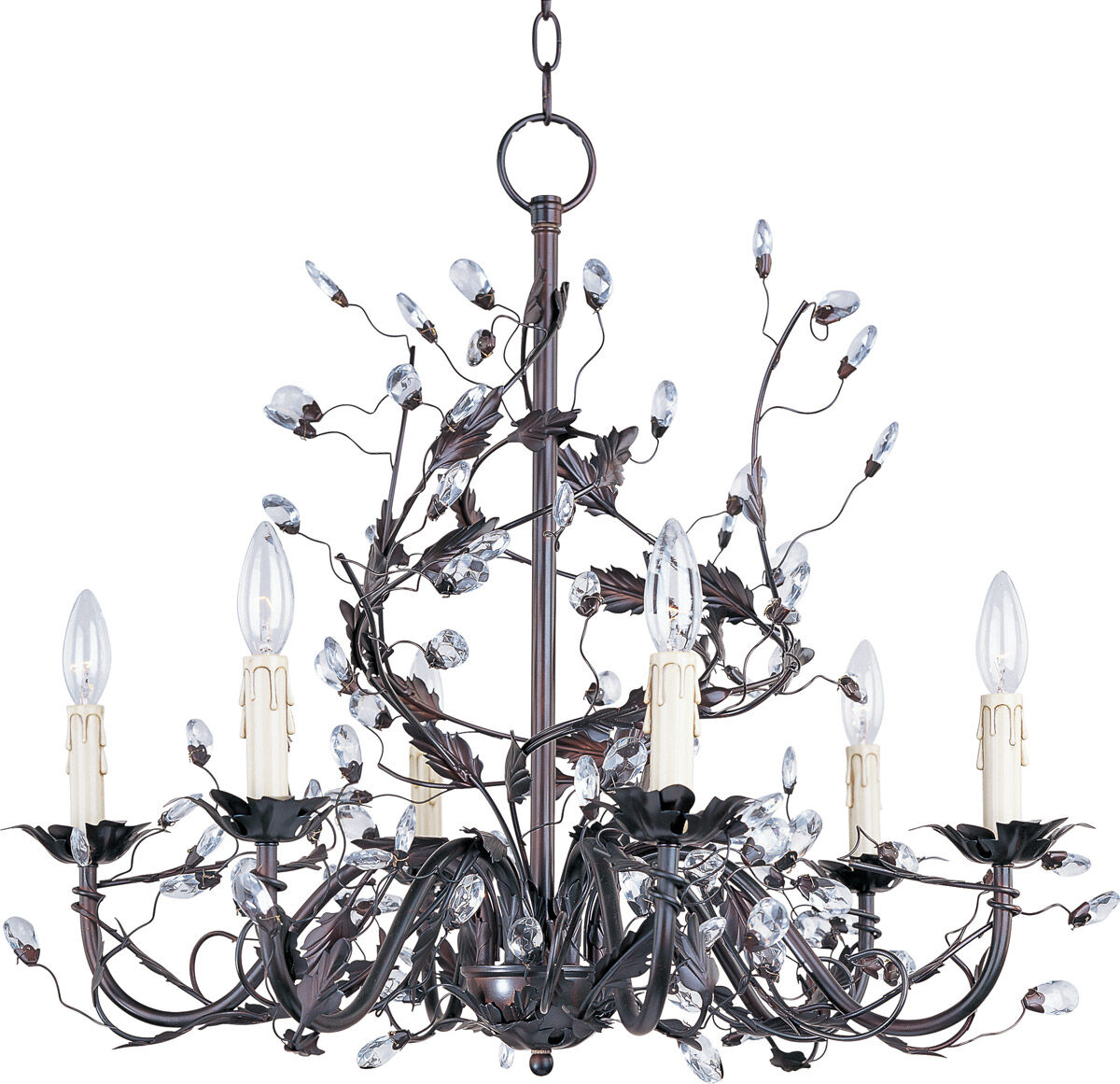 Elegante 6 Light 26.50 inch Chandelier