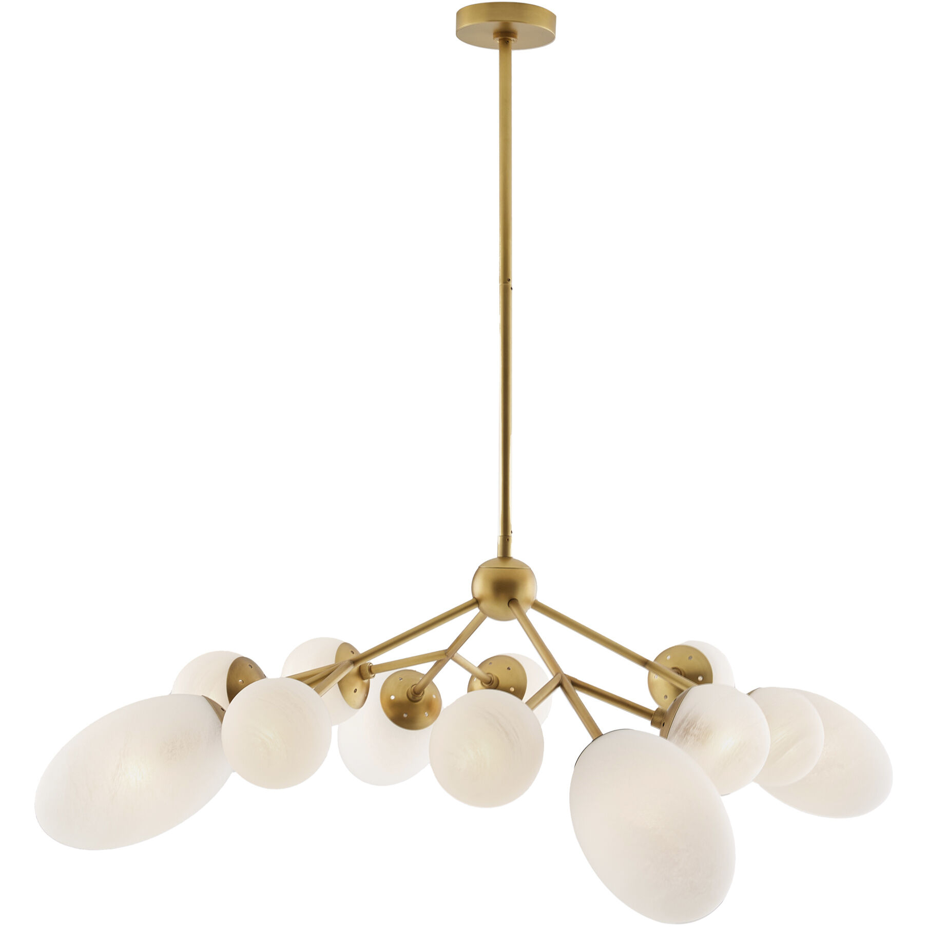 Panella 12 Light 41 inch Brushed Brass Chandelier Ceiling Light