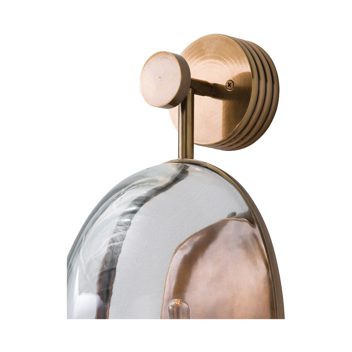 Aramis Sconce Wall Light in Antique Brass