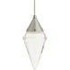 Berkley 1 Light 5.5 inch Vintage Silver Pendant Ceiling Light