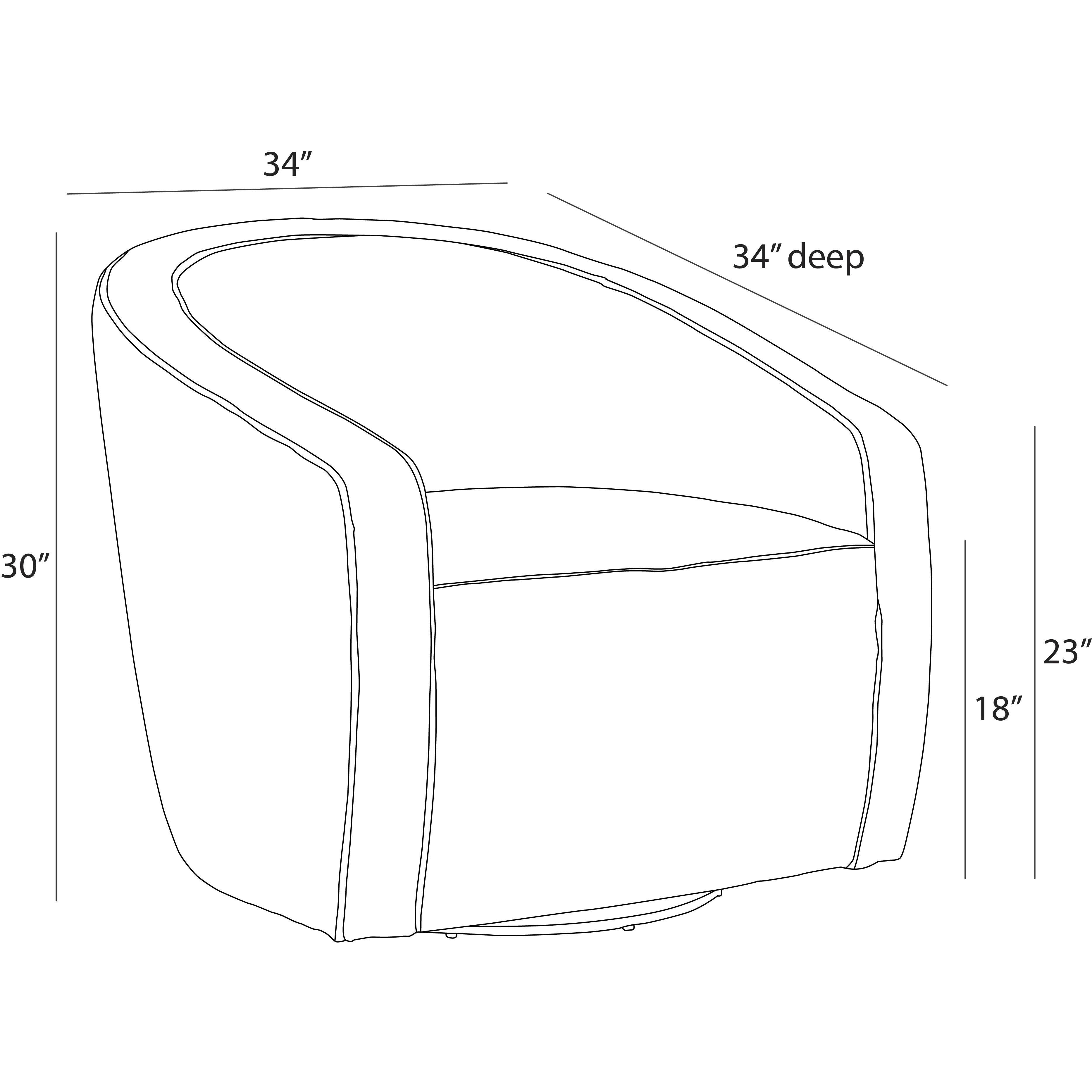 Isadora Earl Grey Chair