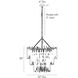 Prescott 12 Light 35 inch Gold Leaf Chandelier Ceiling Light