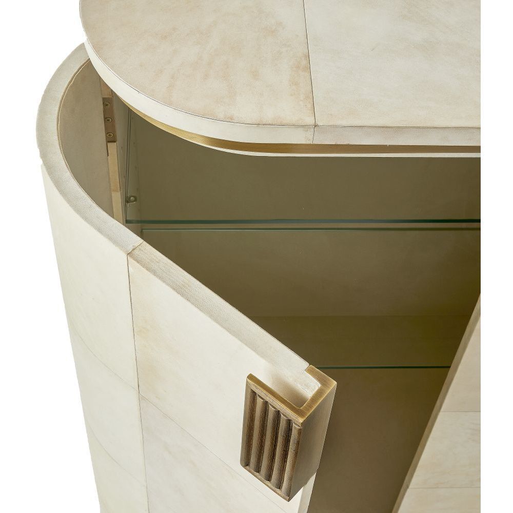 Rucci 35.5 inch Ivory Cocktail Cabinet