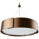Dante 5 Light 35 inch Antique Brass Chandelier Ceiling Light, Medium