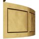 Empire Antique Brass Flush Mount Ceiling Light