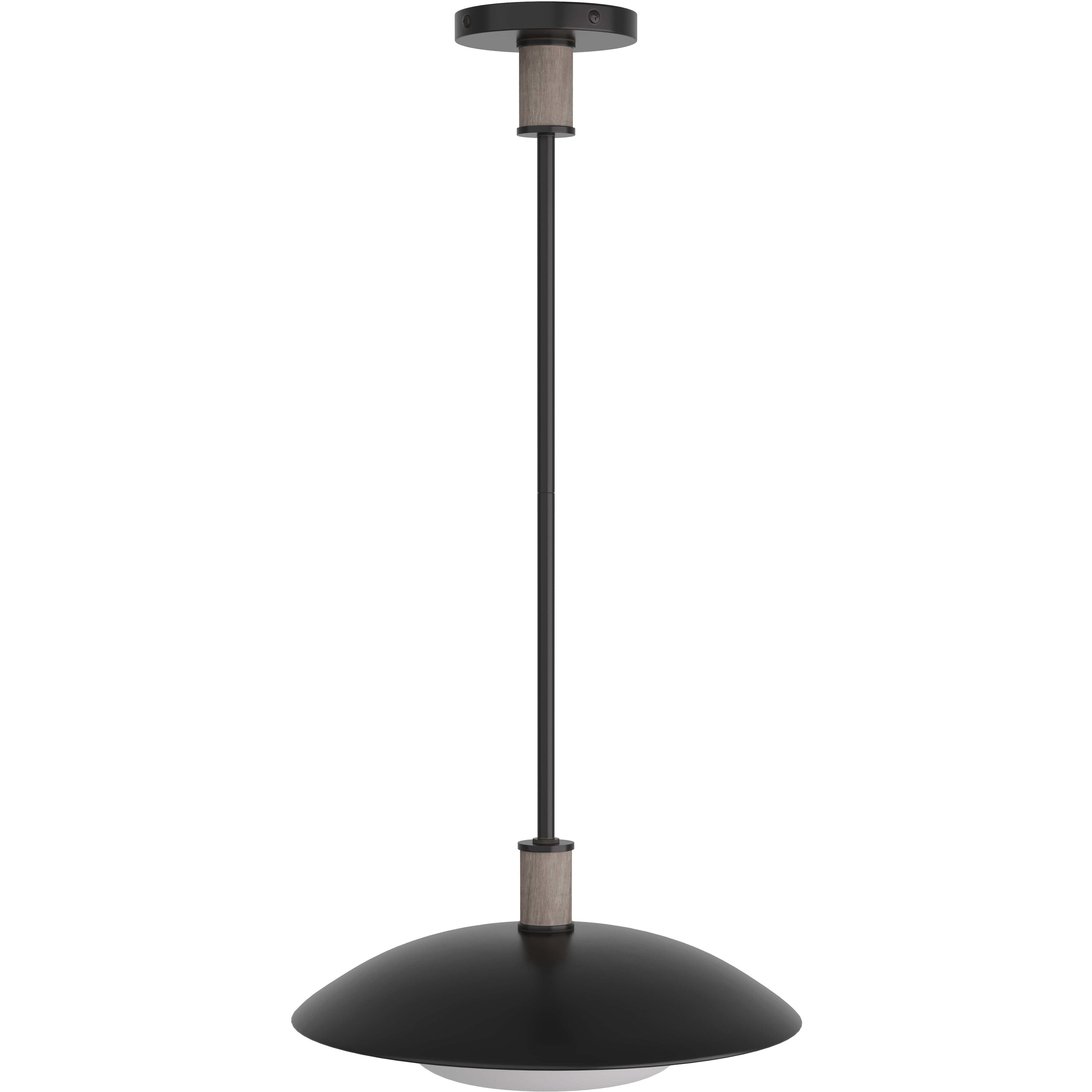 Tobias 1 Light 17 inch Blackened Iron Pendant Ceiling Light
