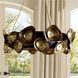 Gaia 6 Light 36 inch Antique Brass and Bronze Chandelier Ceiling Light