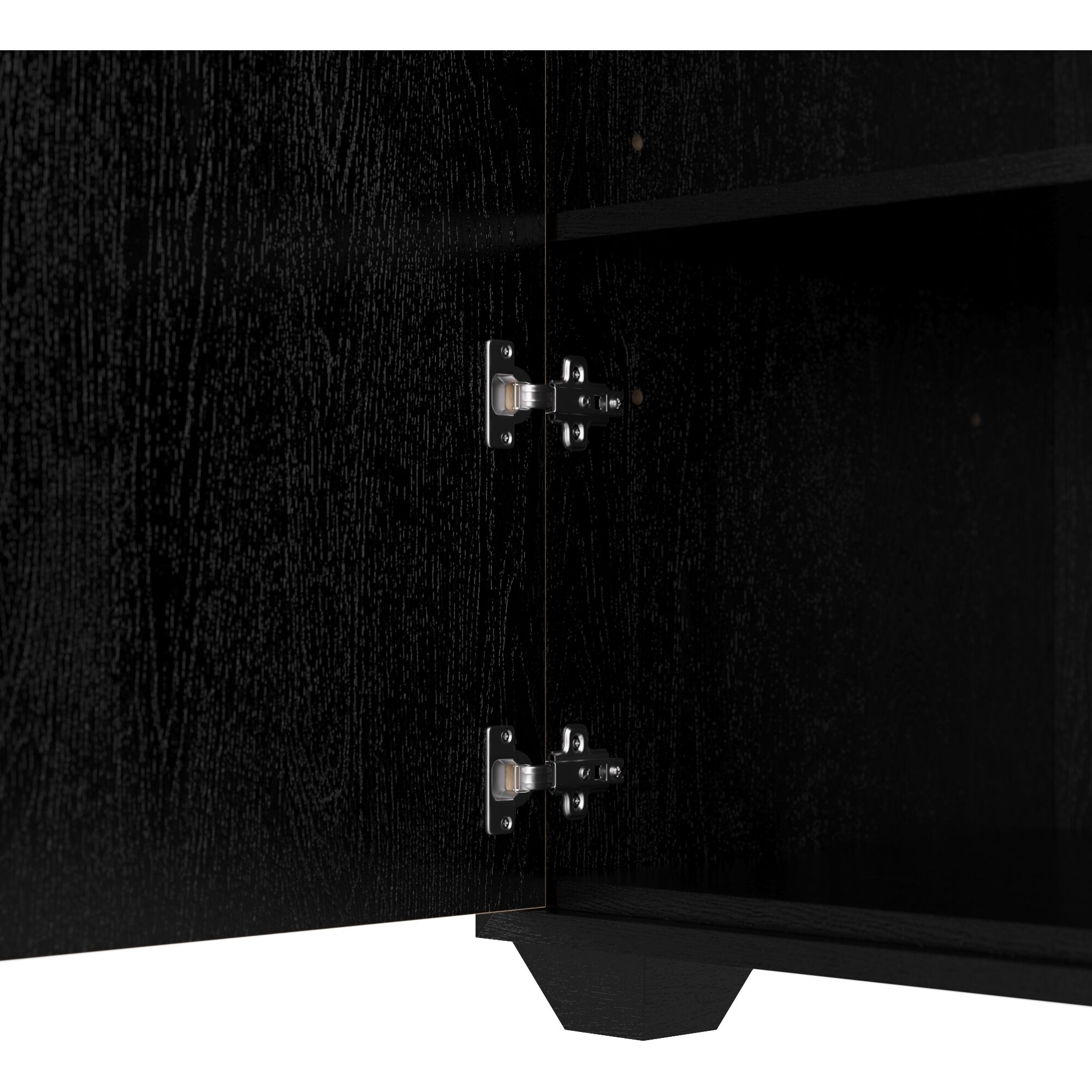 Sapphire 34 inch Chamois Gray Credenza