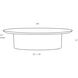 Perez 48 X 12 inch Ebony Coffee Table