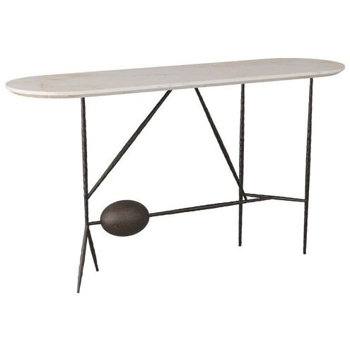 Stewart White Console Table