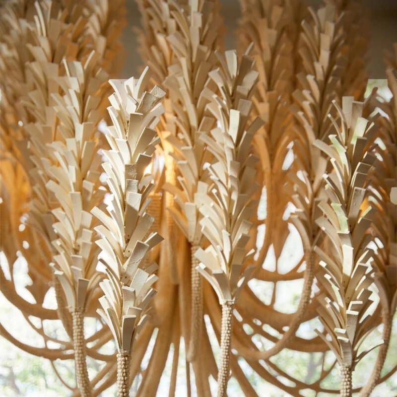 Kaia 6 Light 39 inch White Chandelier Ceiling Light