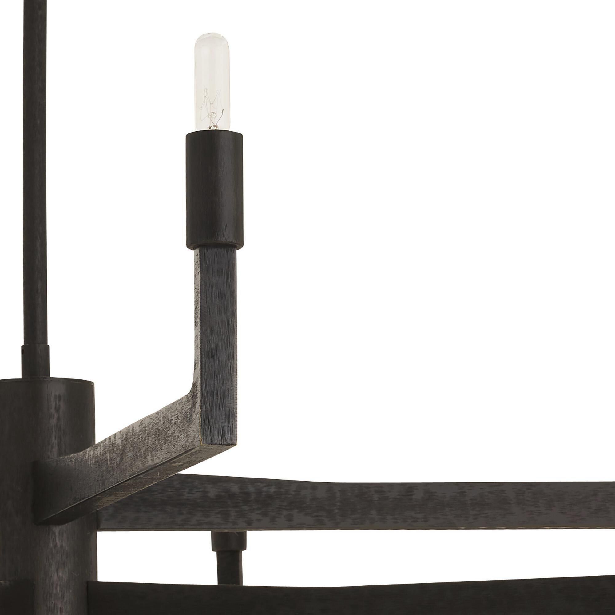 Griff 12 Light 56 inch English Bronze Chandelier Ceiling Light, Large