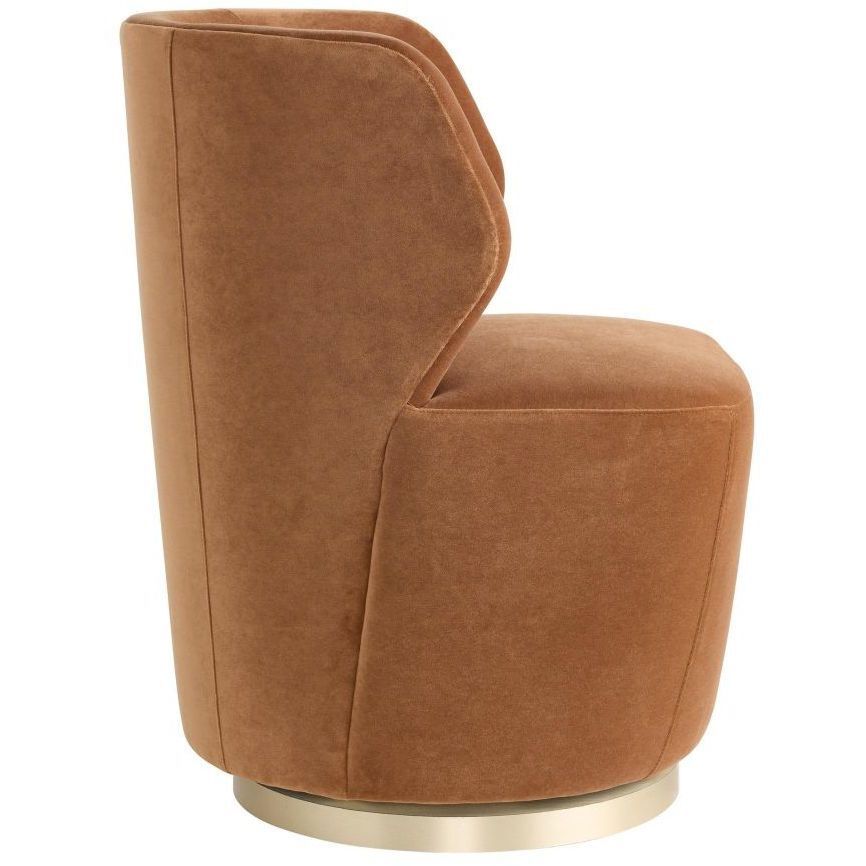 Poppy 32 inch Cider Swivel Chair