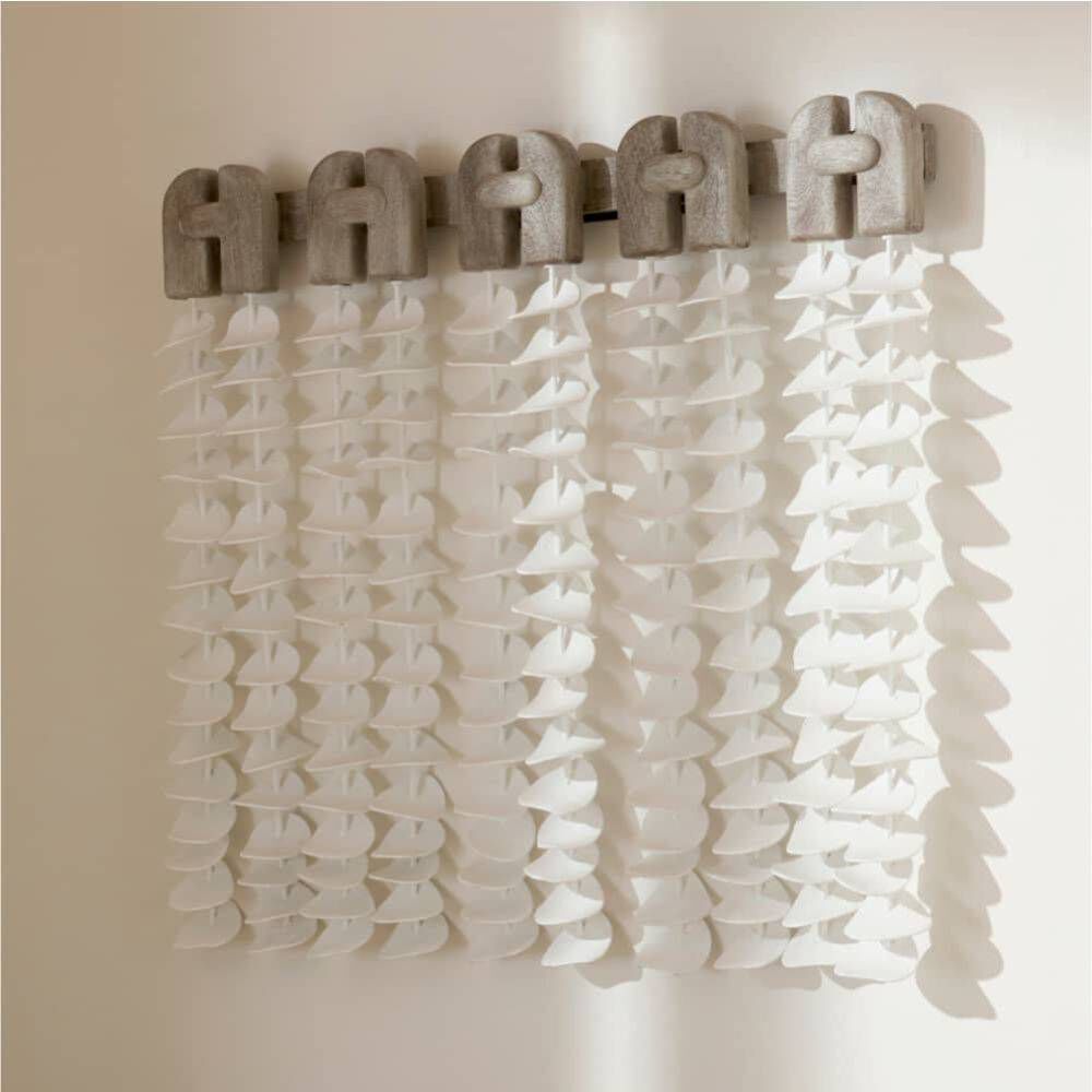 Melt White Gesso and Smoke Wall Decor