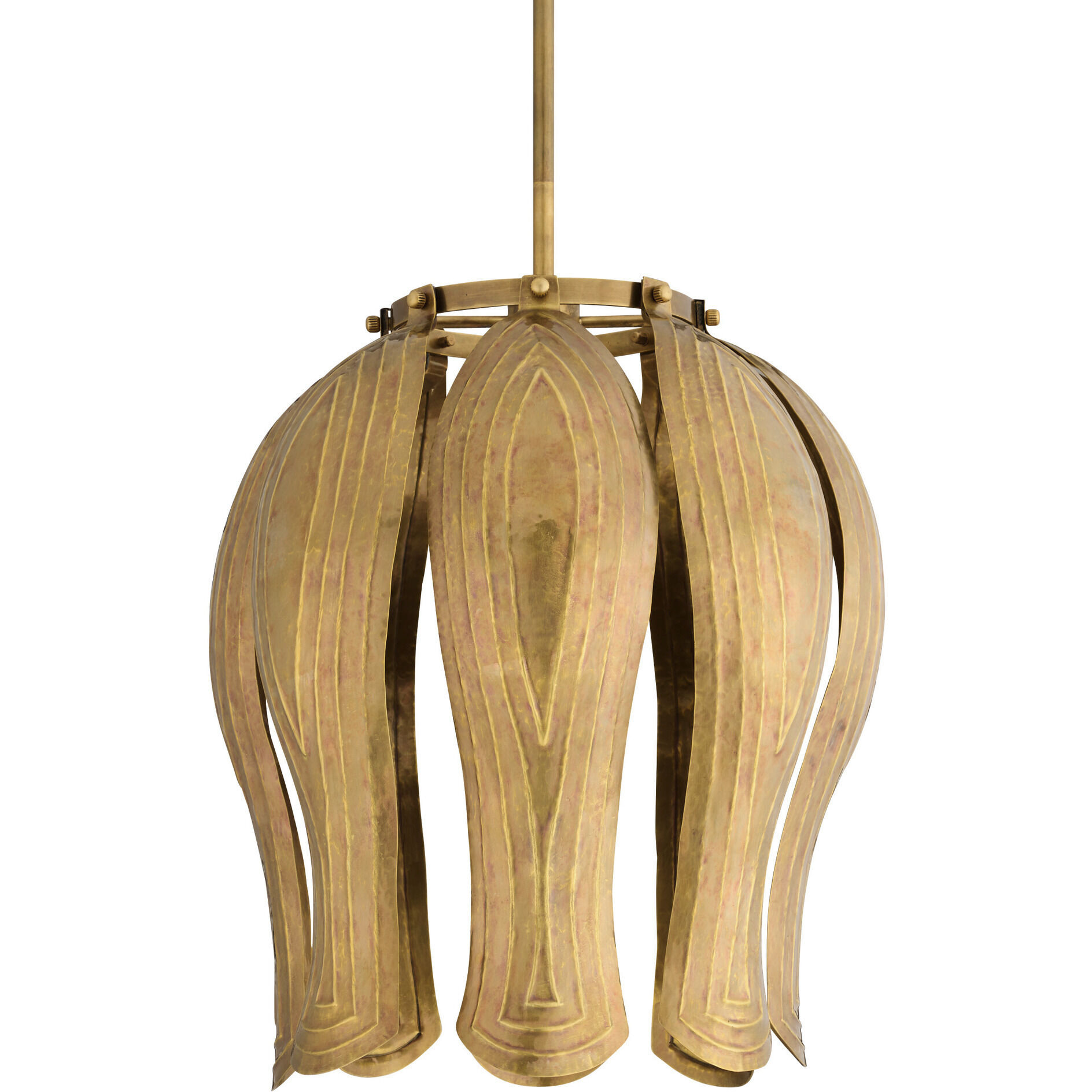 Judith 1 Light 20 inch Vintage Brass Pendant Ceiling Light