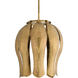 Judith 1 Light 20 inch Vintage Brass Pendant Ceiling Light