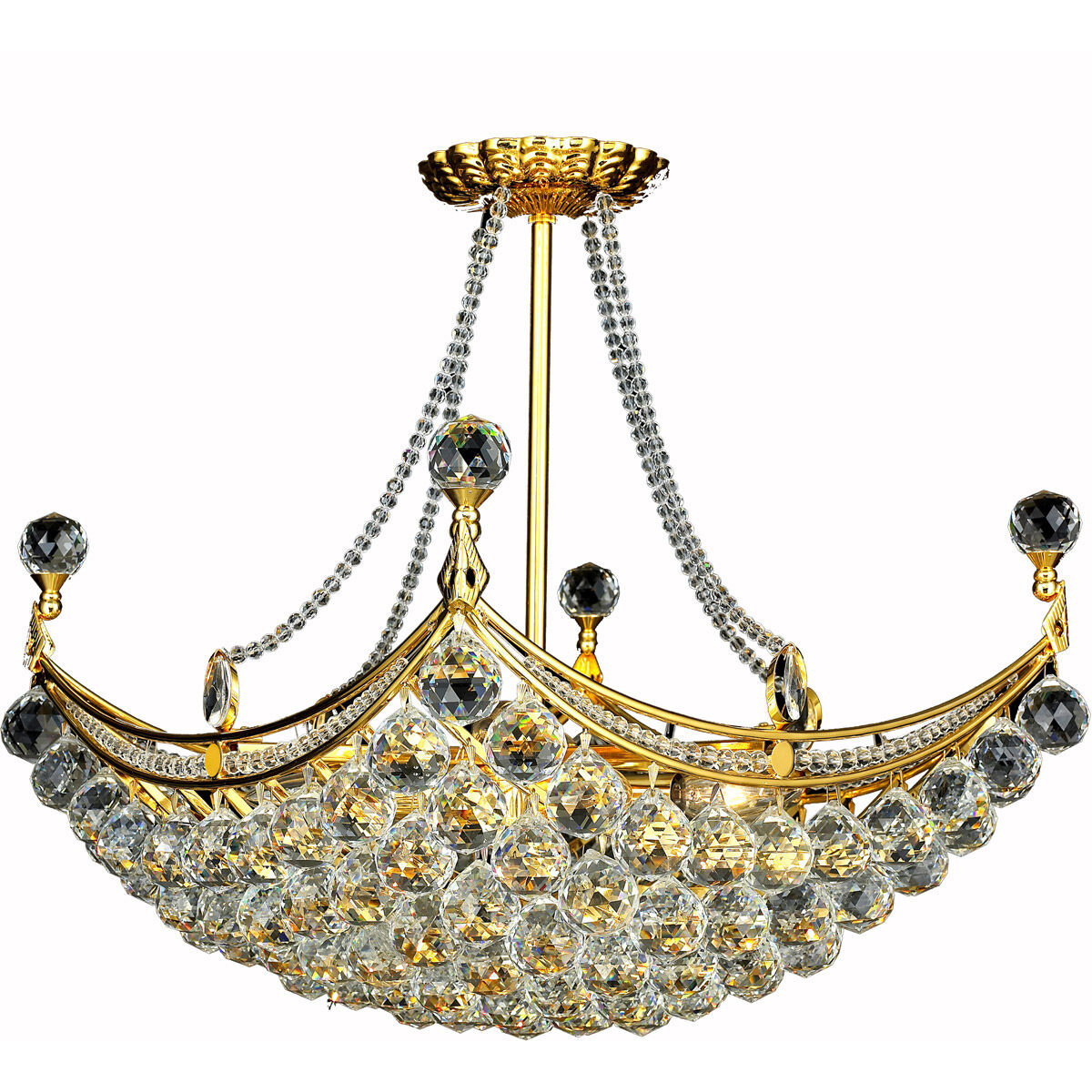 Corona 8 Light 16.00 inch Mini Chandelier