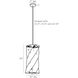 Kish 1 Light 10 inch Natural and Antique Brass Pendant Ceiling Light