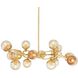 Hadly 16 Light 52 inch Antique Brass Chandelier Ceiling Light