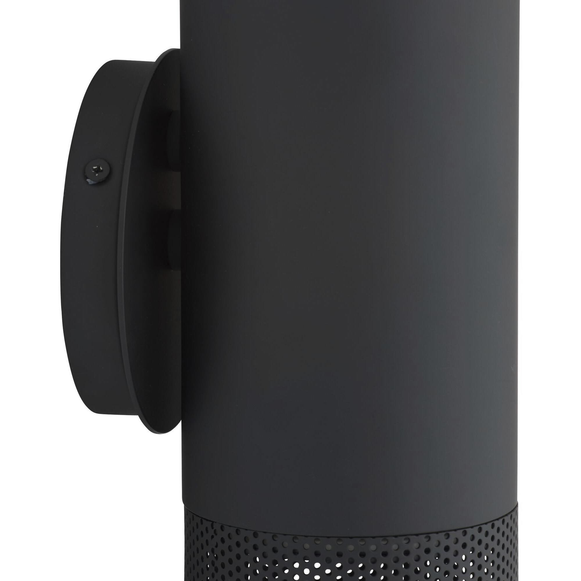 Punch 1 Light 18 inch Marine Grade Matte Black Outdoor Sconce, Small