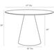 Theodore 47 inch Sandlasted Ebony Entry Table