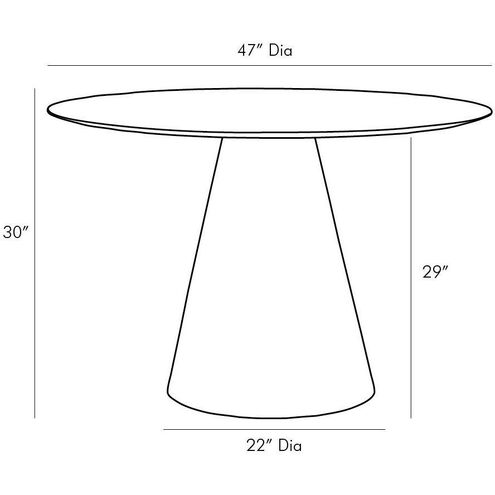 Theodore 47 inch Sandlasted Ebony Entry Table